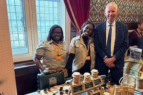 John Milne at the 'a Taste of Sussex' event in Parliament