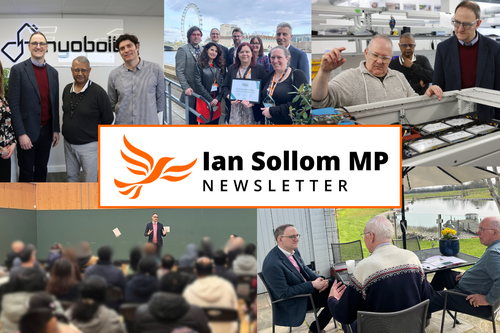 Montage of the work that Ian Sollom MP did during the month of March 2026