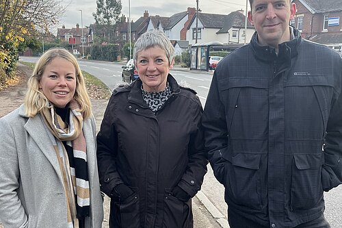 Cycling improvements are being made to Cheltenham Road