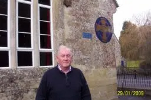 John Holt at the recently closed Barford St Martin school