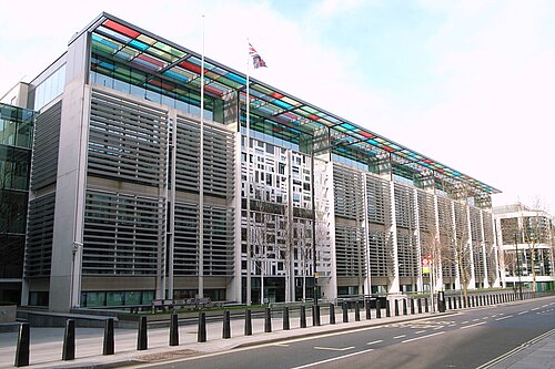 Home Office in Marsham Street [Steve Cadman, CC BY-SA 2.0 <https://creativecommons.org/licenses/by-sa/2.0>, via Wikimedia Commons]