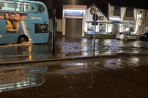 Allerton Road Flooded