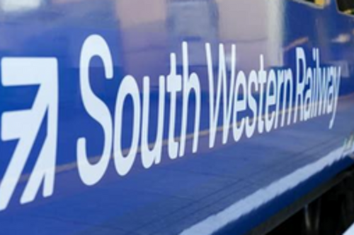 South west rail sign