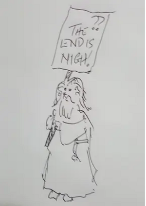 Image courtesy of Keith Melton End is nigh