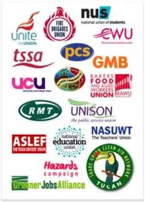 Image courtesy of Greener Jobs Alliance TUCAN supporter logos