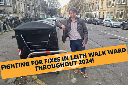 Fighting for fixes in Leith Walk ward throughout 2025