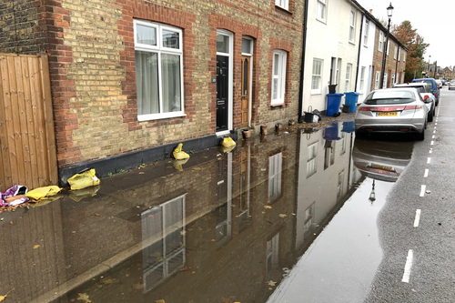 Flooding in Vansittart Road