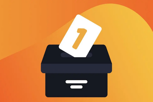 Lib Dem ballot box graphic