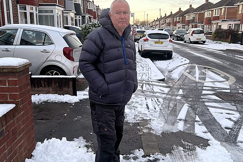 Malcolm Bond on Alston Crescent