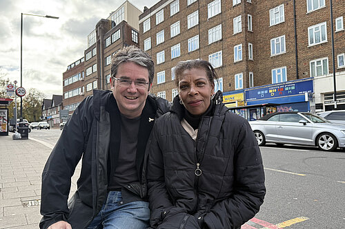 Simon and Judy in Streatham Wells