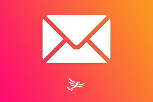 A graphic representation of an envelope or email