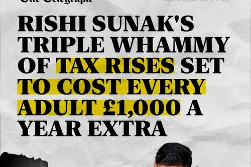 Sunak Tax Rises