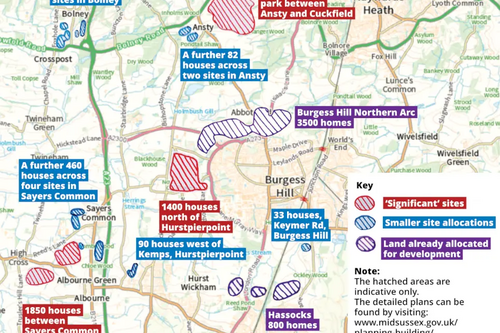 Map of Tory Plans