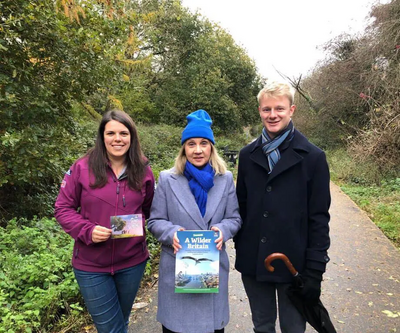 Image courtesy of Jane Brophy Jane Brophy supporting Wilder Britain