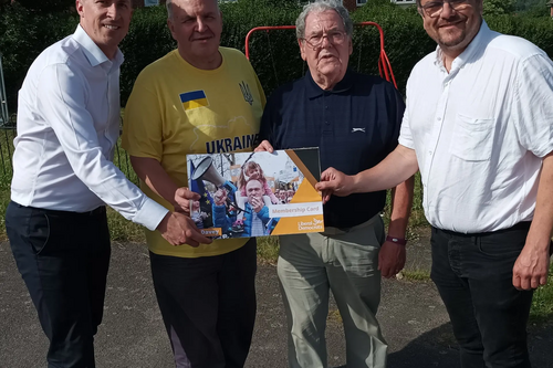 Adam Rowledge, Peter Gane, Roger West and Tim Prater