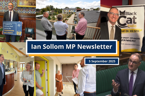 Montage of photos from Ian's weekly newsletter