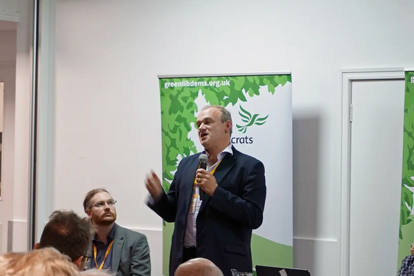 Ed Davey MP speaking at the Is Climate Change Accelerating? Fringe Meeting 2