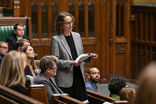 Alison in the House of Commons