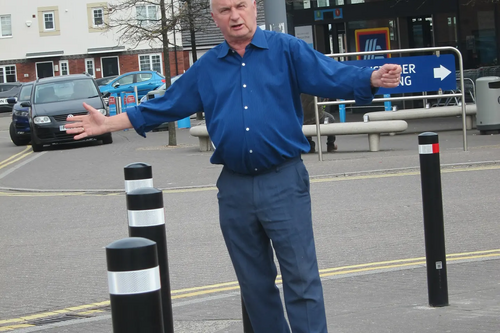 new Aldi bollards