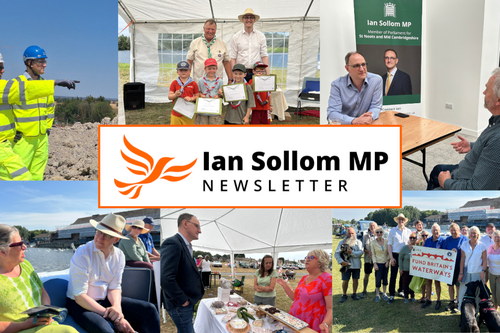 Montage of  the work that Ian Sollom MP did during the month of July 2026