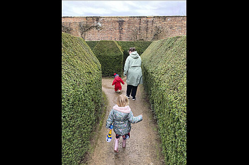 Local mother with her two children