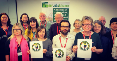 Image courtesy of http://www.greenerjobsalliance.co.uk/ Greener Jobs Alliance launch