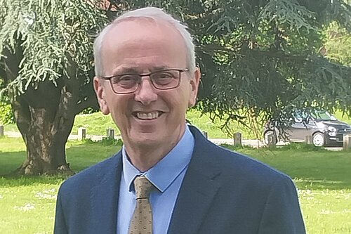 David Kendall in a park setting