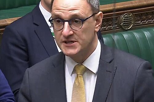 Ian Sollom MP asks Stephen Morgan Education Minister in the House of Commons a question on the Pupil Premium for disadvantaged students.
