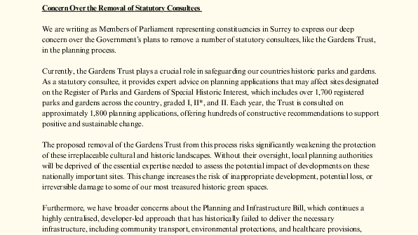 Statutory Letters