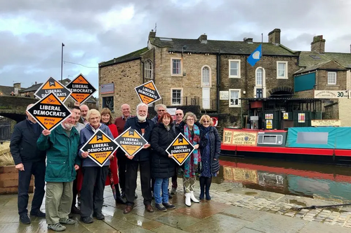 Campaigners in Skipton