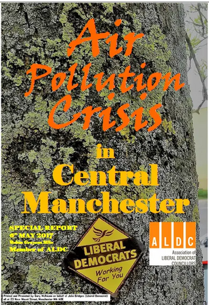 Image courtesy of Manchester LibDems Air Pollution Crisis in Central Manchester