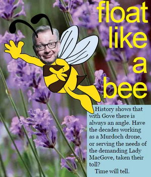 image © 2017 Christian Vassie Gove floats like a bee against Neonicotinoids