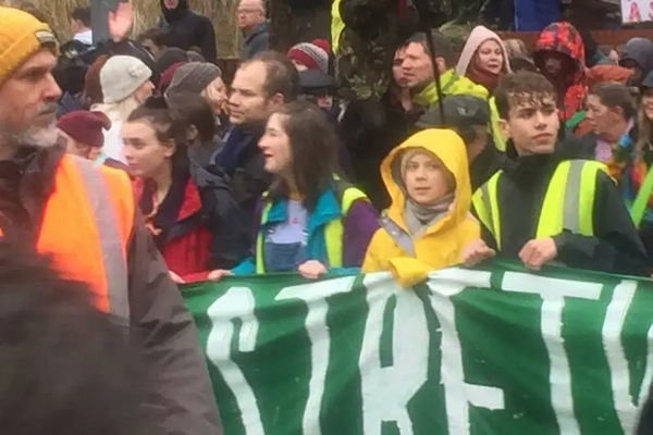 Greta Thunberg at Bristol