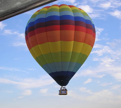 Image courtesy of Keith Melton Balloon in flight