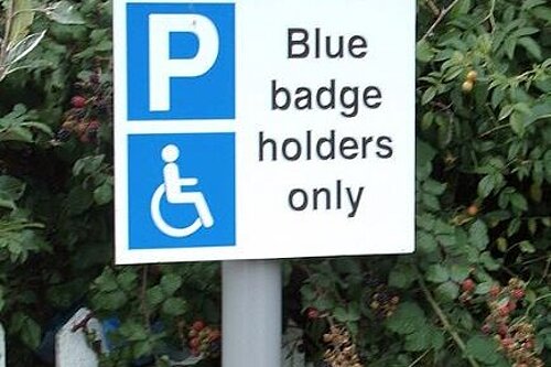 Blue Badge sign 