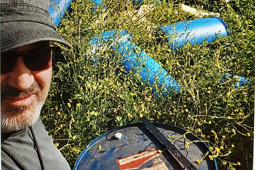 Cllr Frank O'Kelly took action to get toxic waste cleared