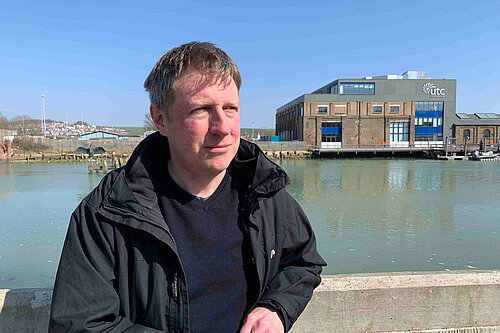 James by the river in Newhaven