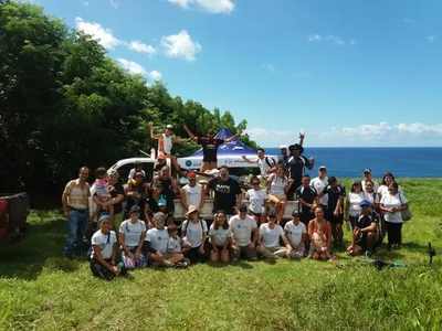 Image courtesy of Plastic Oceans Beach clean-up Easter Island