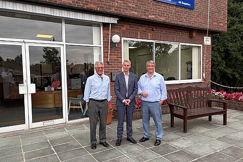 Will with James and Mark Craven at Lansbury Business Estate