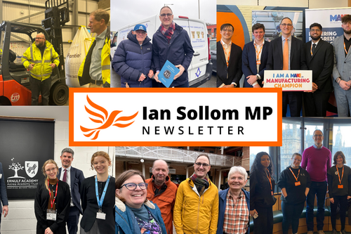 Montage of the work that Ian Sollom MP did during the month of February 2026