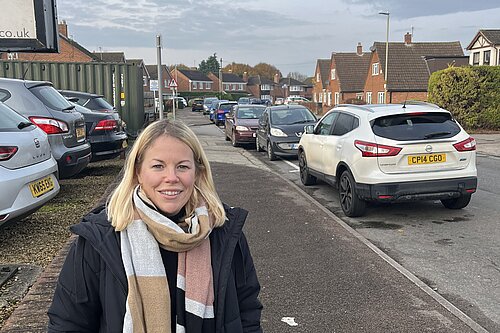 Roads markings have still not been installed near the Oxstalls campus