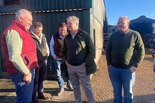 Alistair Carmichael MP and Ian Roome MP in North Devon