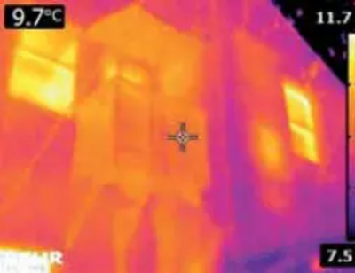 Image courtesy of George Miles (dicegeorge) Heat infrared view of a house