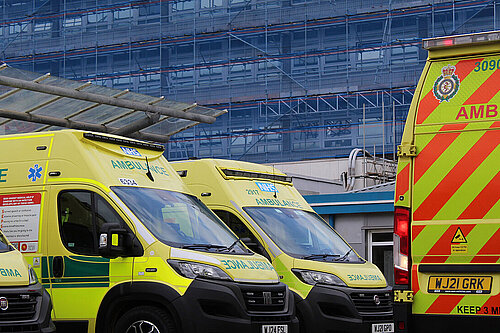 image of ambulances