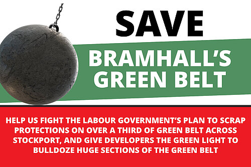 Save Bramhall's Green Belt Graphic