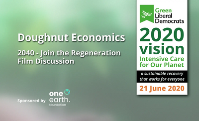 Doughnut Economics title slide at GLD June 2020
