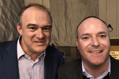 Ed Davey and Nick Cott