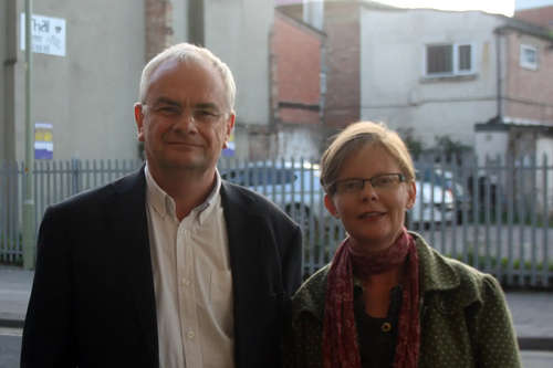 Councillor Jeremy Hilton and Dr Rebecca Trimnell