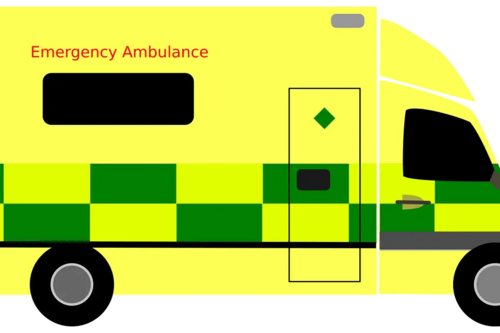 British ambulance