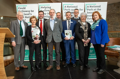 Image courtesy of Michael Ryan MSPs and Councillors at Galloway National Park conference